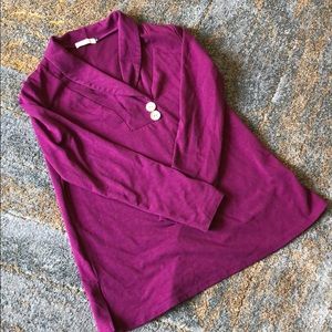 Purple long sleeve top